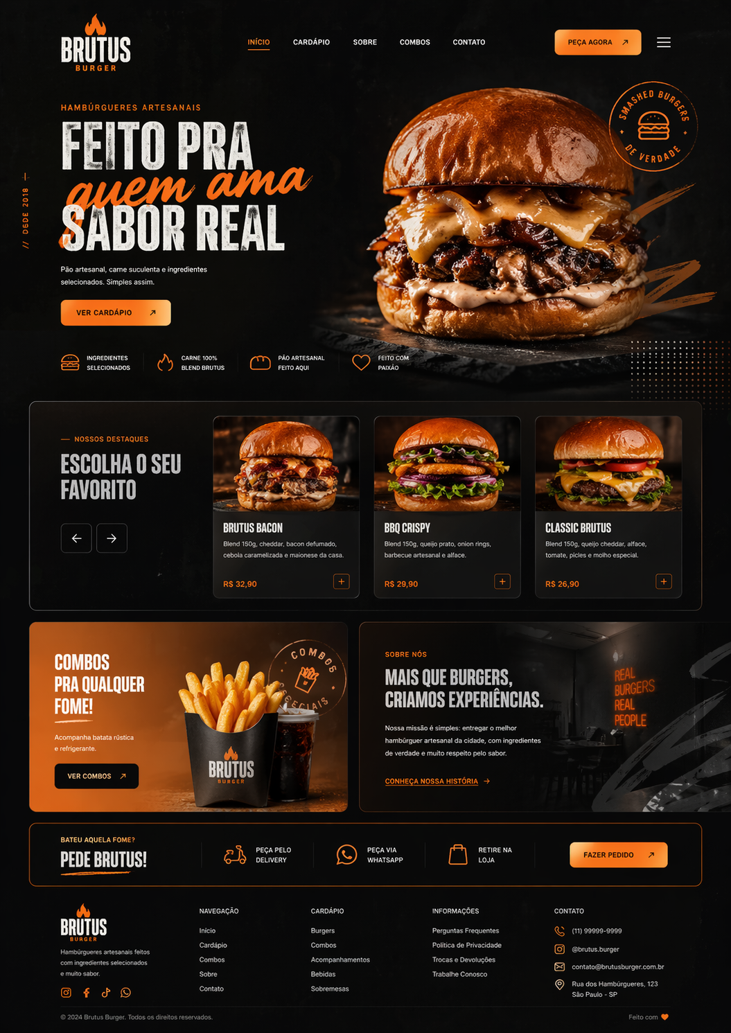 Projeto hamburgueria