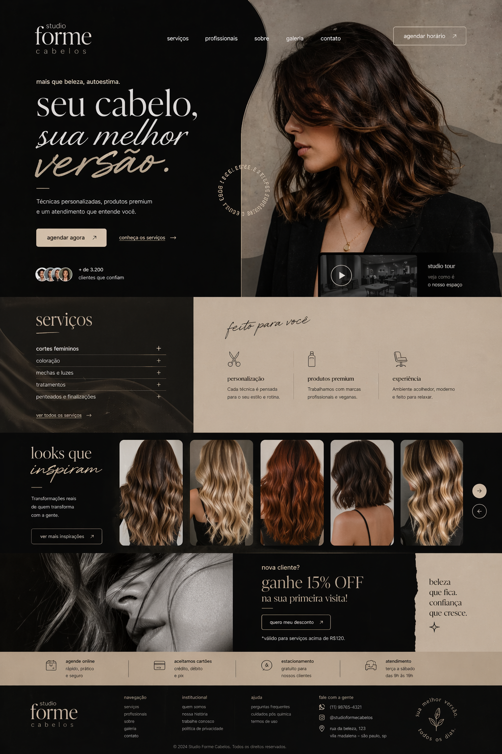 Projeto cabeleireiro